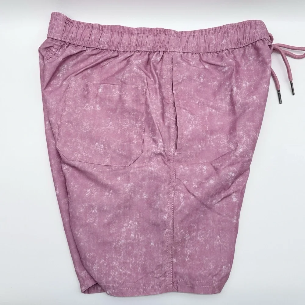 Maui & Sons Swim Short Mens Small, Color Rose, MSRP $50
